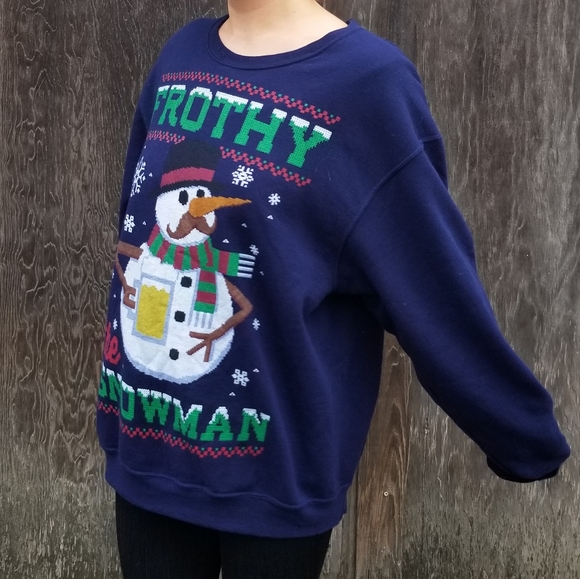 Jerzees | Frothy the Snowman graphic sweatshirt - Picture 6 of 8